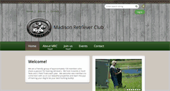 Desktop Screenshot of madisonretrieverclub.com